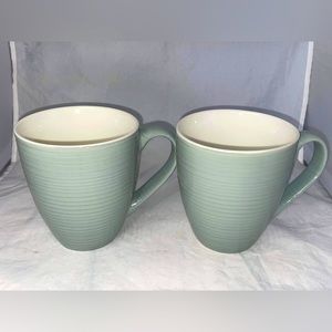 Set of 2 farmhouse minimalist coffee mugs